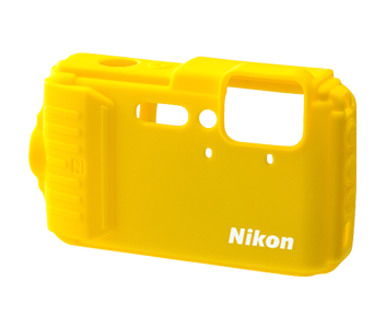 Желтый силиконовый футляр для AW130